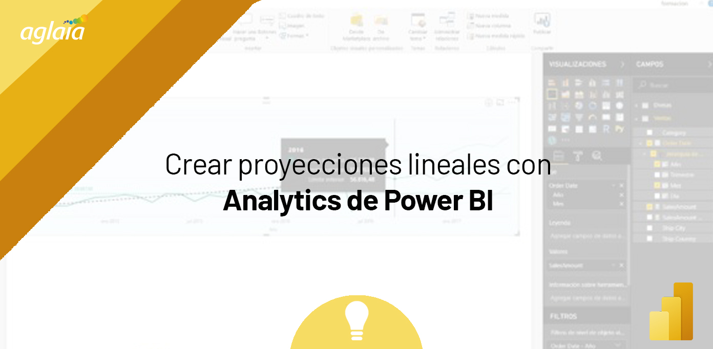 proyecciones lineales con Power BI