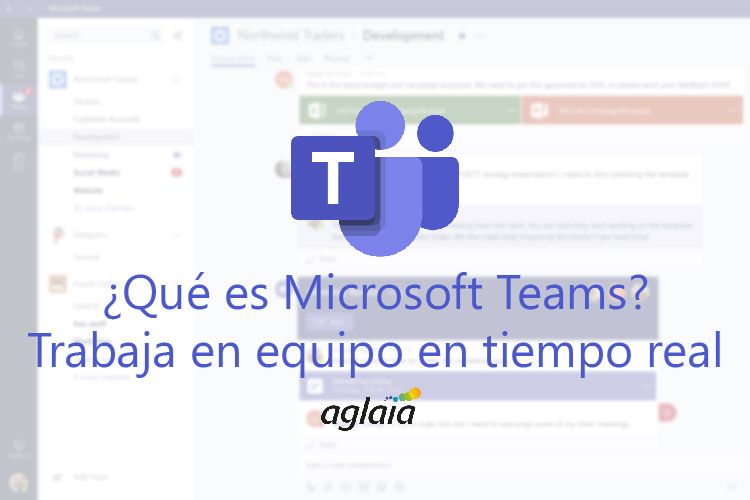 Trabaja a tiempo real con Microsoft Teams