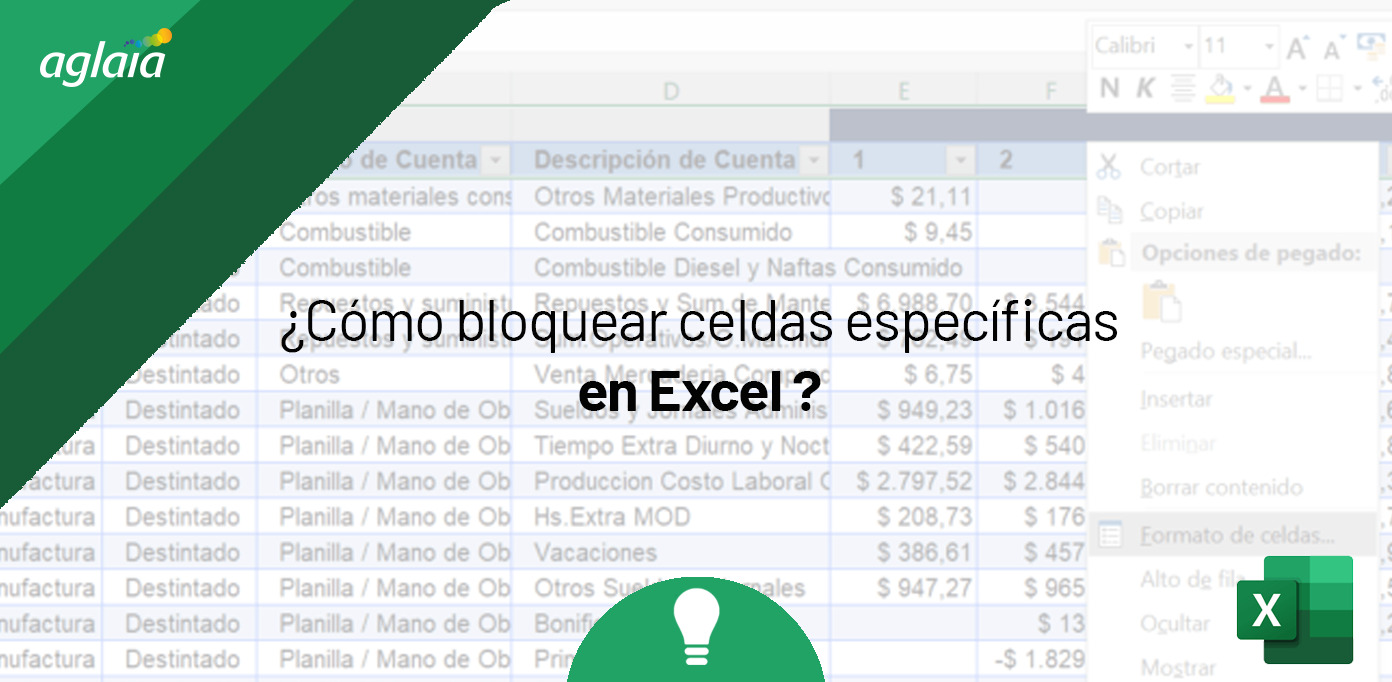 bloquar celdas