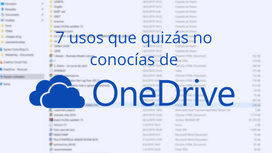 7 usos que quizás no conocías de OneDrive
