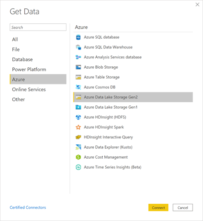 conector Azure Data Lake Storage Gen2