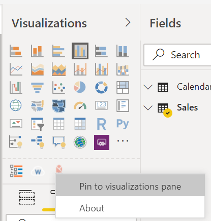 panel de visualización