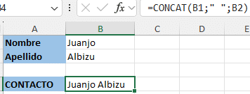 Tutorial función CONCAT