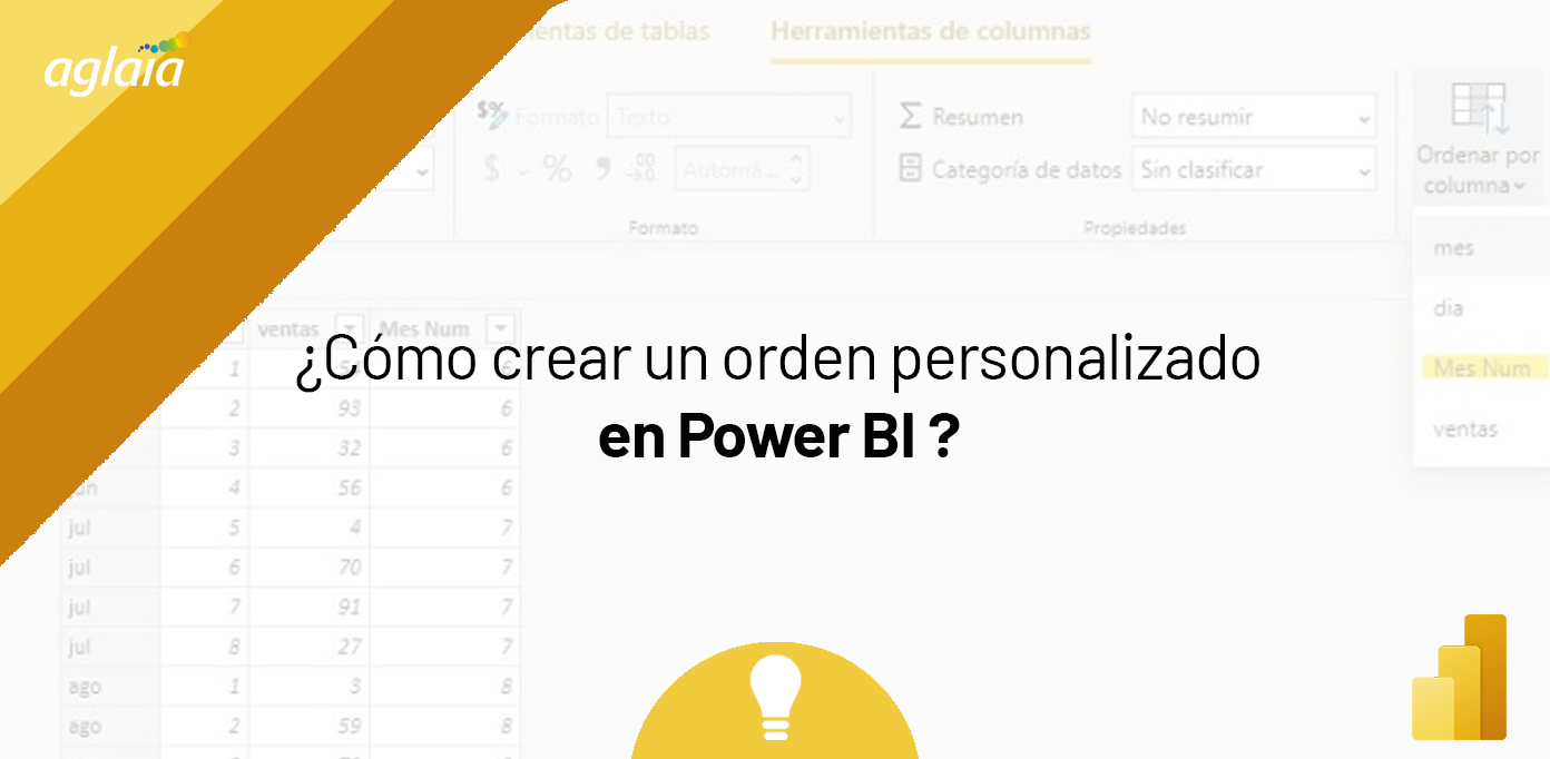 orden personalizado en power BI