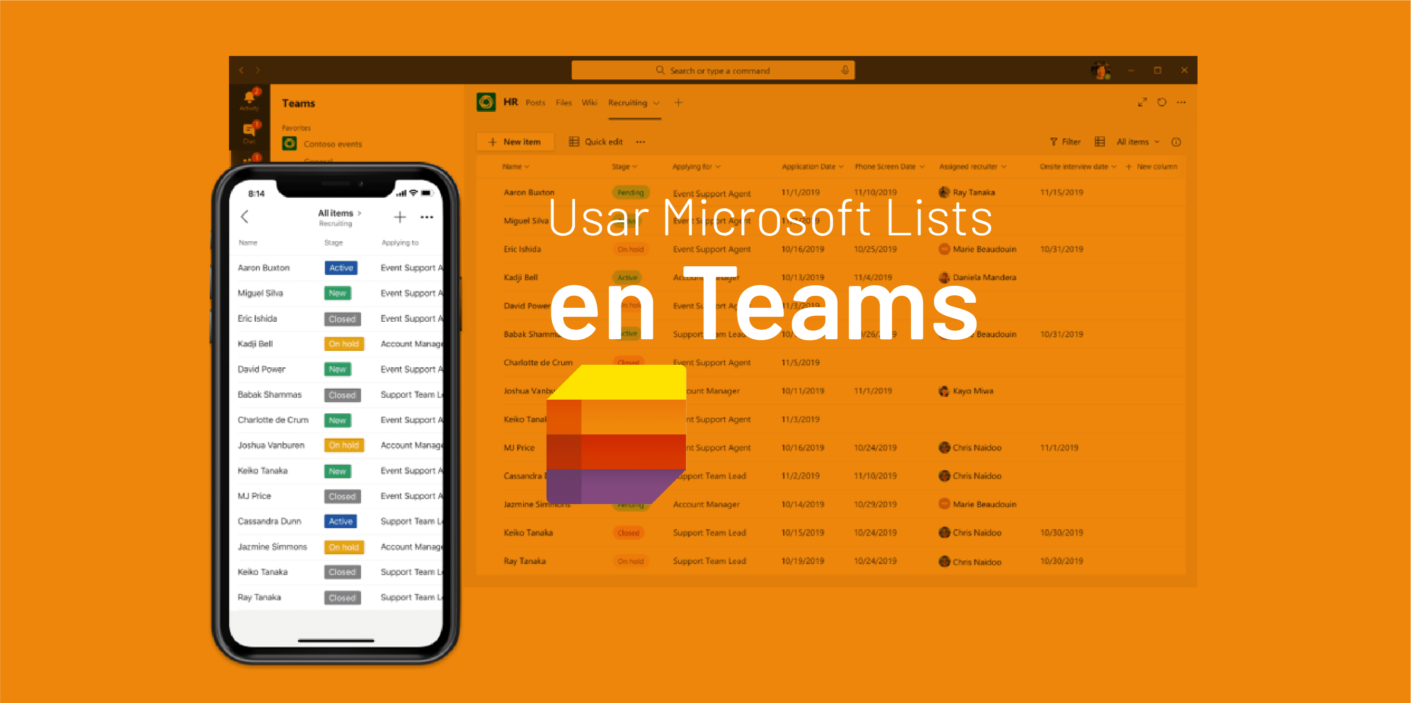 Usar Microsoft Lists en Teams