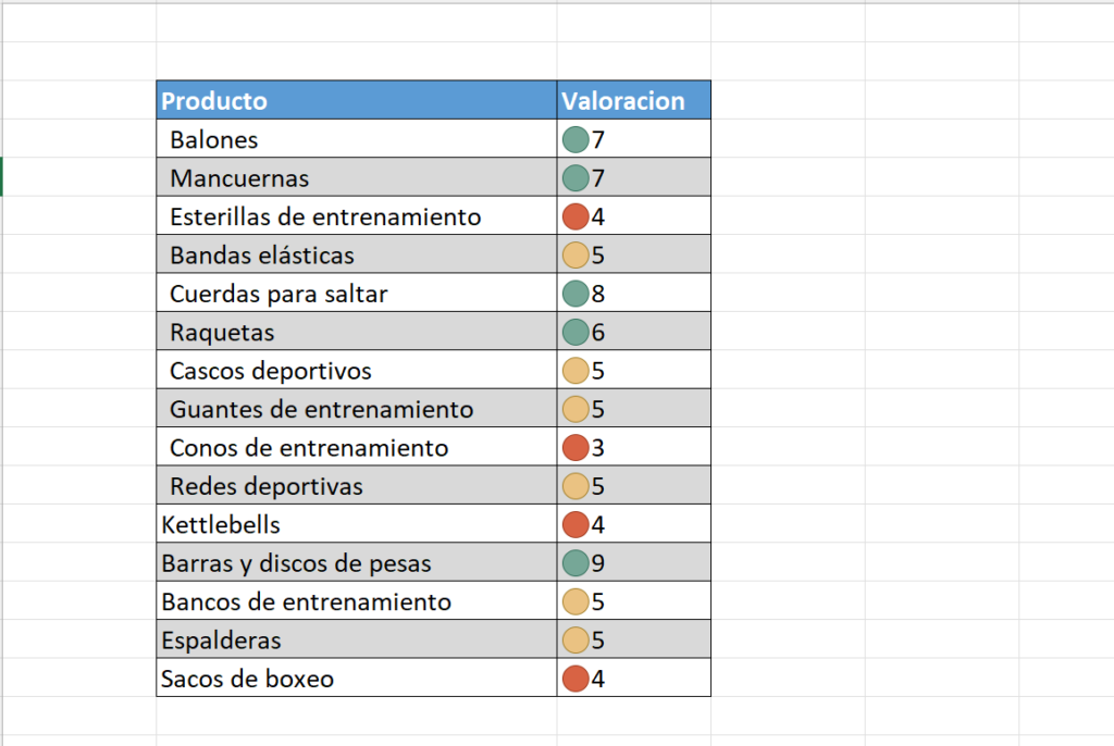 Ejemplo conjuntos de iconos