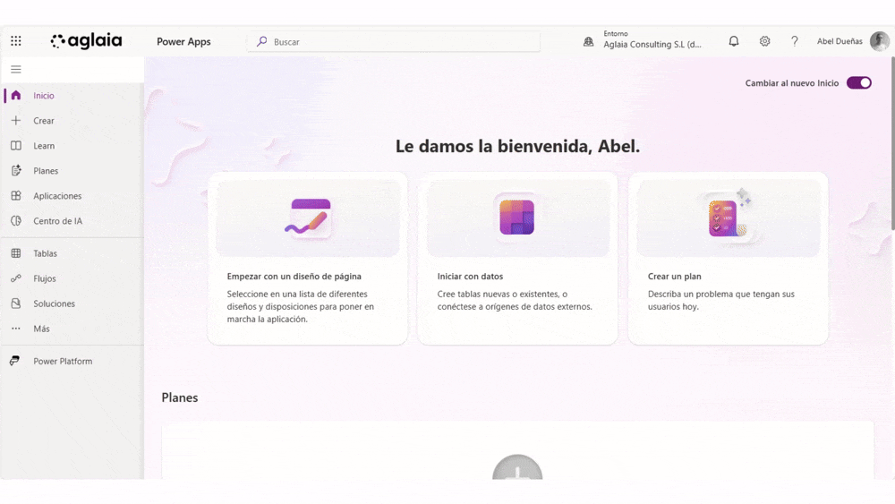 Pasos 5 y 6 para la creación de una Power Apps