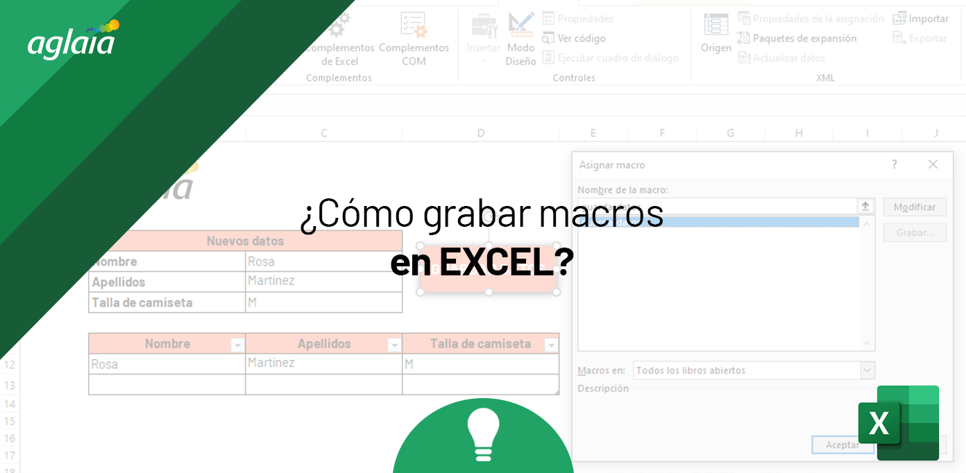 como grabar macros en excel