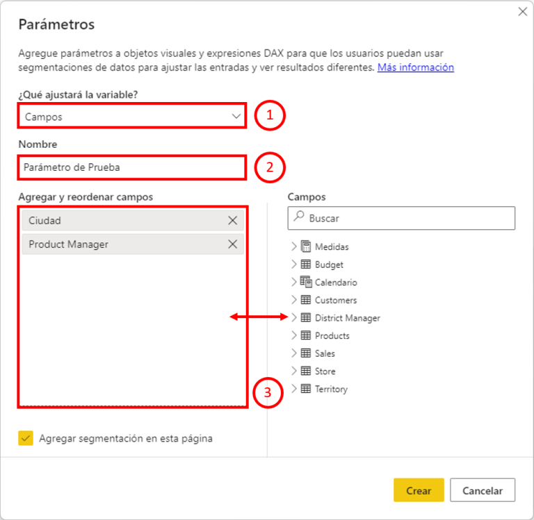 Parámetros de Campo en Power BI | Aglaia
