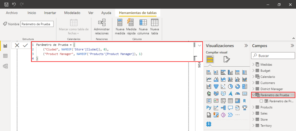 Parámetros de Campo en Power BI | Aglaia